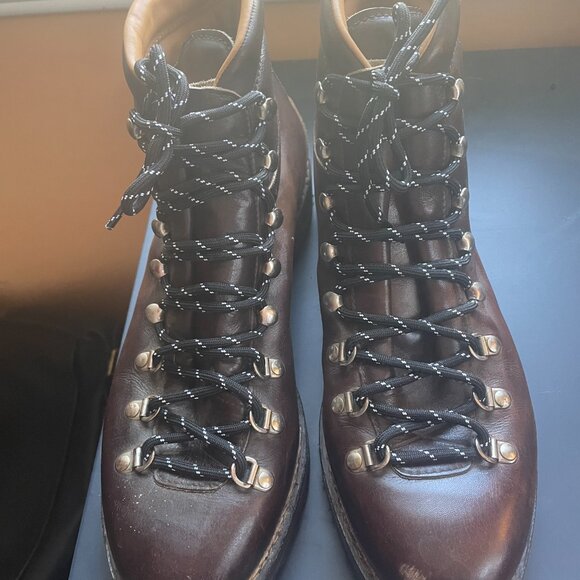 Mens Ralph Lauren Purple Label; Fidel Burnished Calfskin Hiking Boot Size 11 - Picture 4 of 12